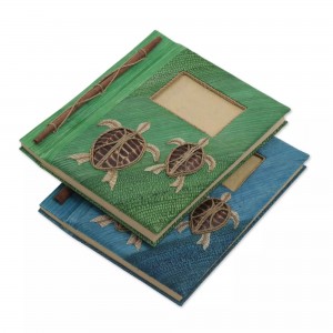 Bloomsbury Market Turtle Memories Natural Fiber Journal Scrapbook NVC14001
